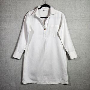 Old Navy Classic White Womens Small Button Shirt Dress See Pic Small Mark